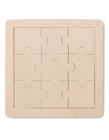 Puzzle publicitaire en bois
