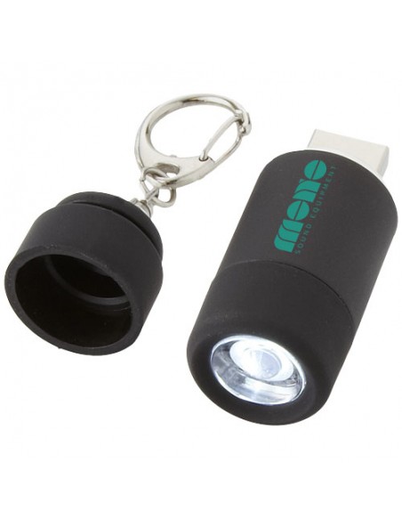 Mini lampe avec chargeur USB et porte cles Avior