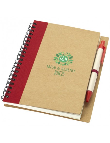 Carnet de notes recycle avec stylo Priestly