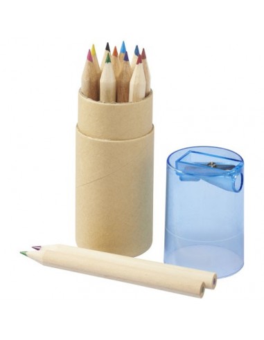 Set de 12 crayons de couleur avec taille crayon Hef