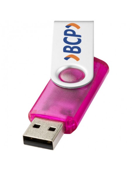 Cle USB 4 Go Rotate translucent