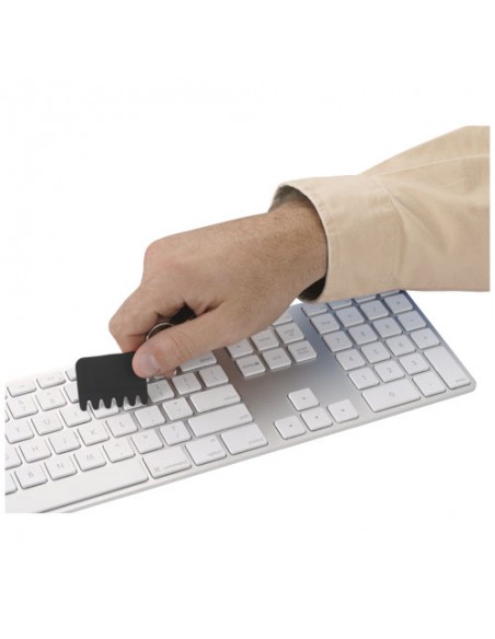 Brosse clavier en silicone et porte cles Whisk