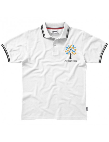 Polo manches courtes avec detail rayure pour hommes Deuce