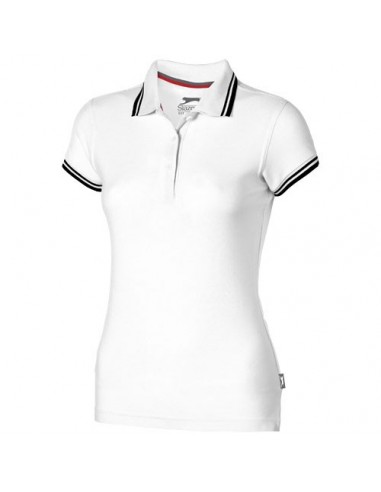 Polo manches courtes avec detail rayure pour femmes Deuce