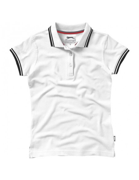 Polo manches courtes avec detail rayure pour femmes Deuce