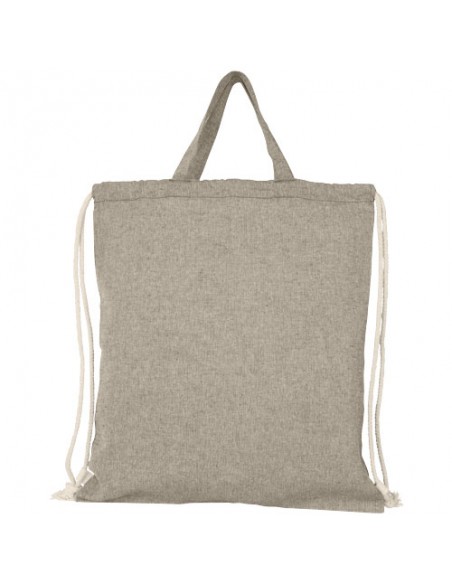 Sac a dos en coton recycle 150 g m Pheebs avec cordon de serrage