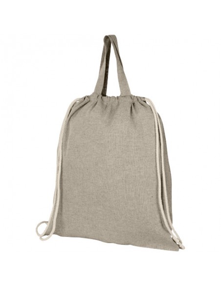 Sac a dos en coton recycle 150 g m Pheebs avec cordon de serrage