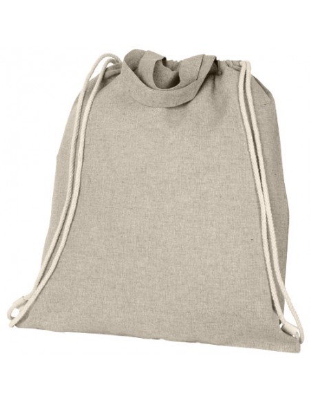 Sac a dos en coton recycle 150 g m Pheebs avec cordon de serrage